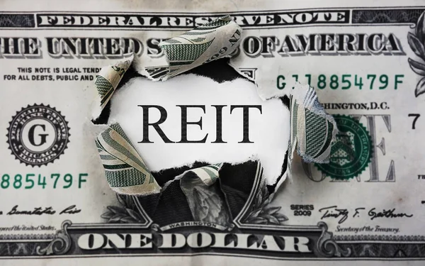 REIT dollar concept — Stock Photo, Image