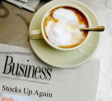 kahve ve iyi Borsa Haberleri