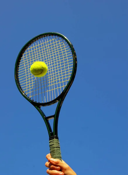 Tenis Topu Vuruşu — Stok fotoğraf