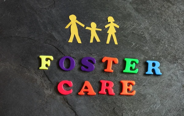 Foster Care familie — Stockfoto