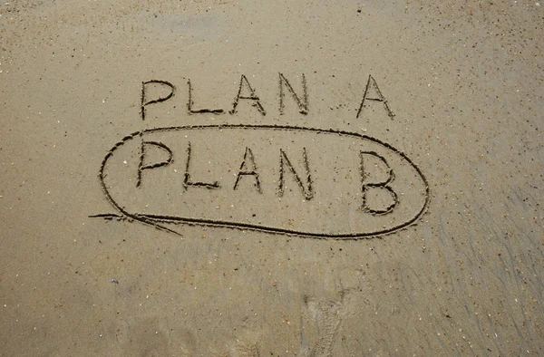 Wybierz Plan B — Zdjęcie stockowe