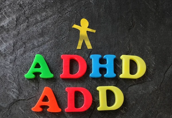 ADD ADHD paper child — Stock Photo, Image