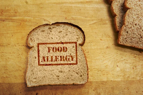 Concetto di allergia alimentare — Foto Stock