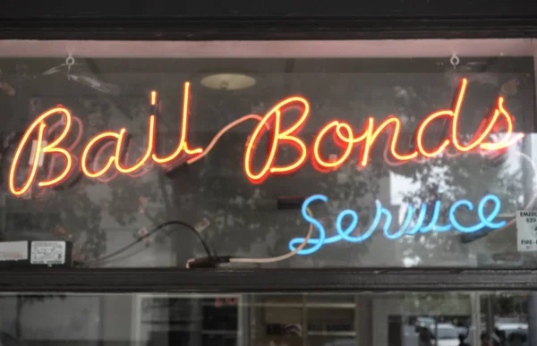 Bail bond sign — Stock Photo, Image