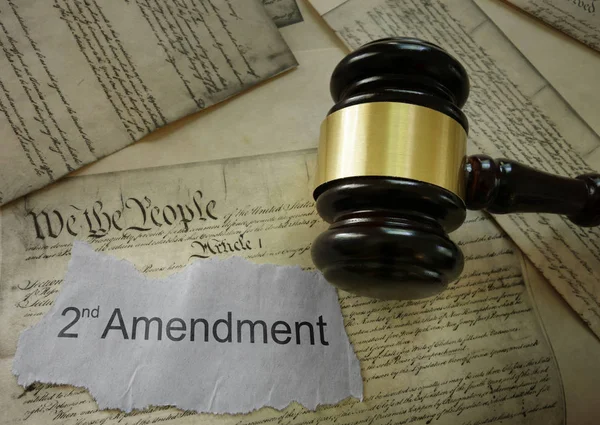 Second Amendment concept — Stock Photo, Image