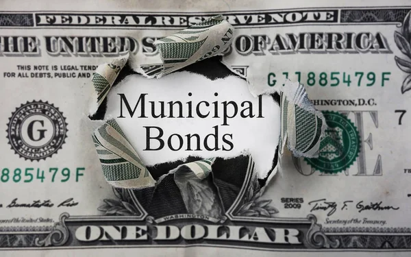 Municipal bond dollar — Stock Photo, Image