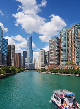 Chicago manzarası görünümü