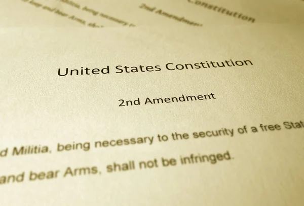 The Second Amendment — Stock Photo, Image
