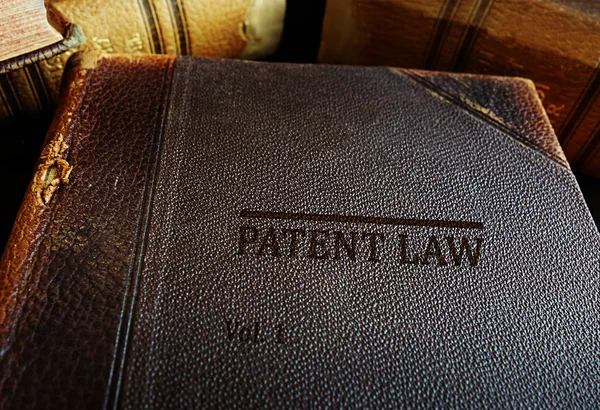 특허 법률의 책 — 스톡 사진