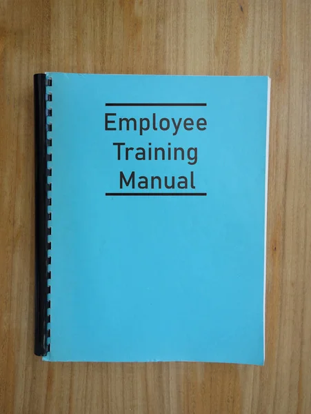 Manual de entrenamiento de los empleados — Foto de Stock