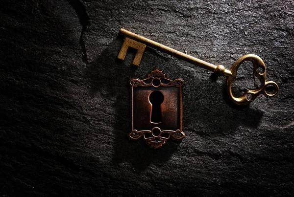 Cerradura y llave —  Fotos de Stock