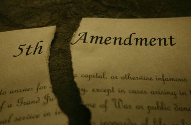Constitution 5th Amendment rip clipart