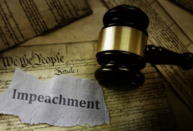 Constitution Impeachment concept clipart