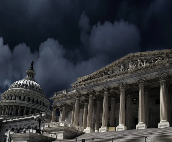 US Capitol DC nubes de tormenta —  Fotos de Stock