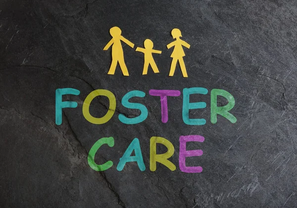 Foster Care familie — Stockfoto