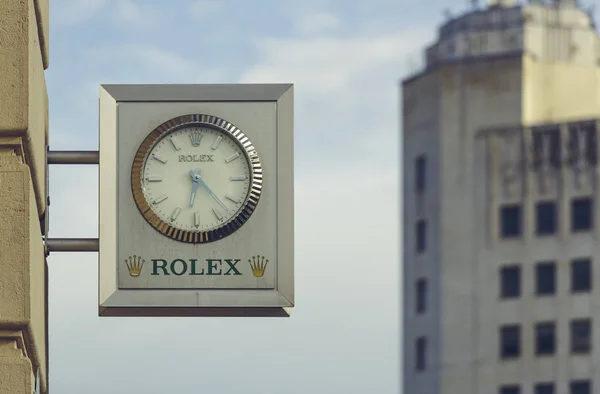 Rolex магазин вивісок — стокове фото