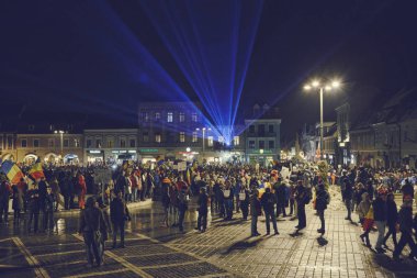 Tartışmalı düşük, Brasov, Romanya karşı protestolar