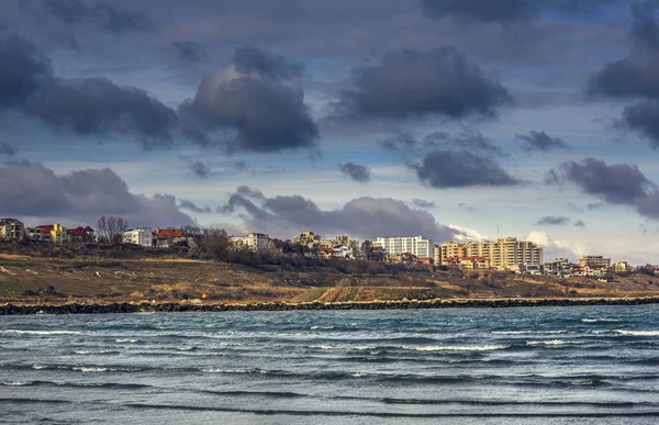 De kust van de Zwarte Zee, Constanta, Roemenië — Stockfoto