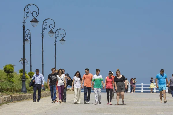 Casino seafront promenade, Constanta, Roménia — Fotografia de Stock