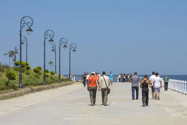 Casino seafront promenade, Constanta, Roménia — Fotografia de Stock