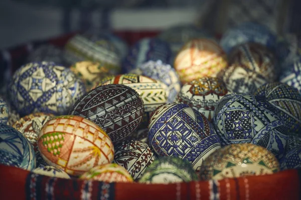 Painted Easter eggs Royalty Free Stock Photos