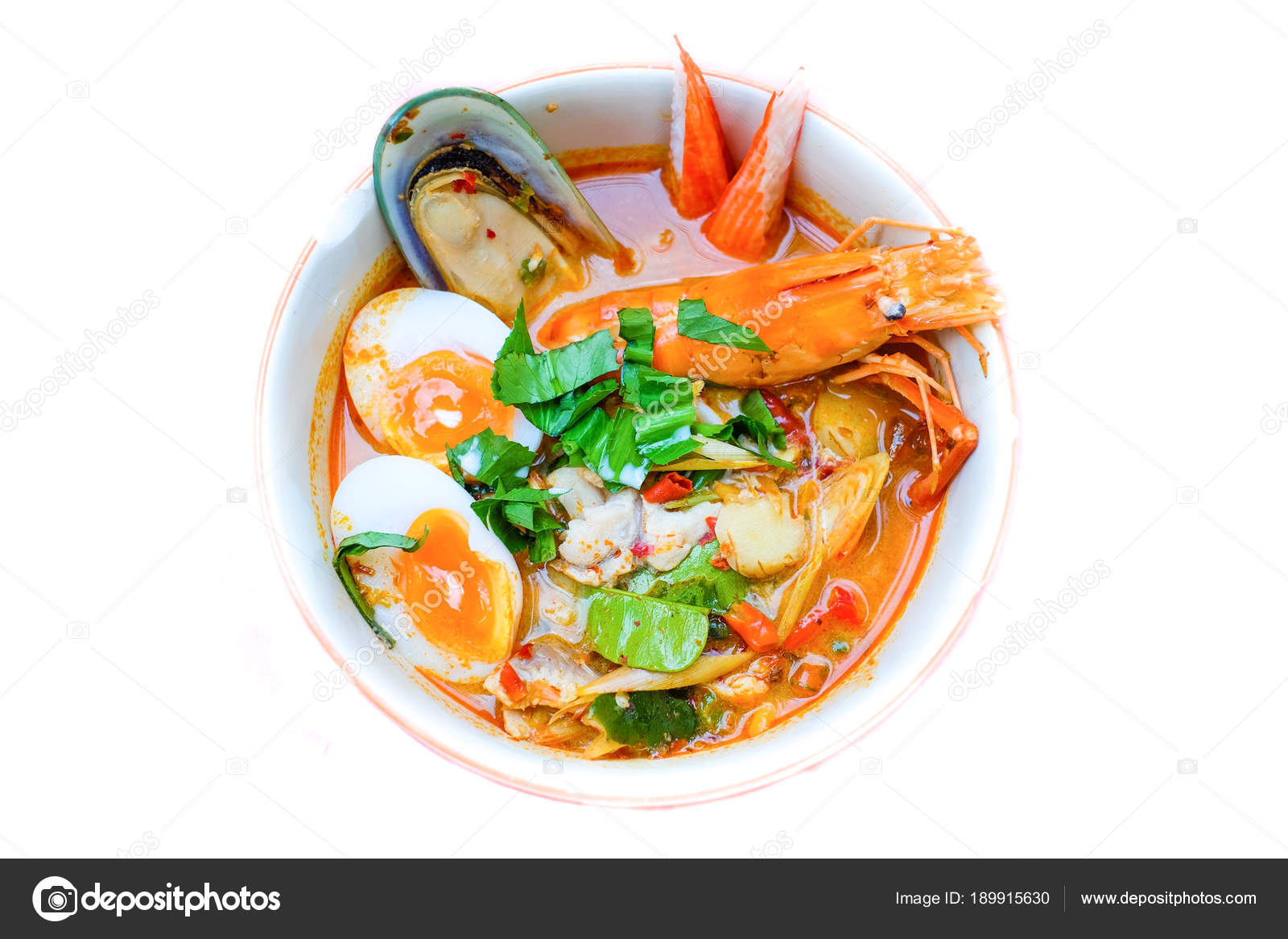 Thai Noodle Soup Tom Yum Soup Recipe With Shrimp Dumpling Fish New Zealand Mussels Crab And