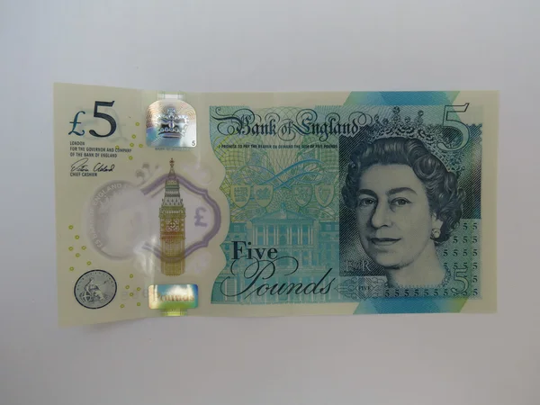 Londres Reino Unido Circa Septiembre 2016 Libra Gbp Nuevo Billete —  Fotos de Stock