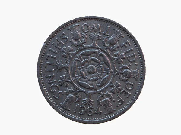 Κέρμα δύο σελίνια — Φωτογραφία Αρχείου