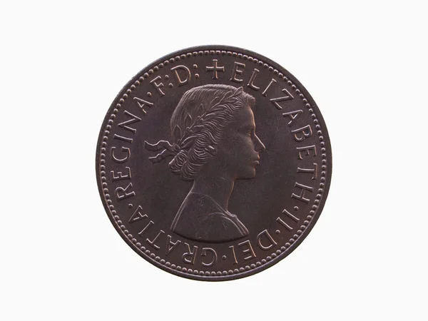 Londres Reino Unido Circa 1965 Moneda Libra Esterlina Gbp Con —  Fotos de Stock
