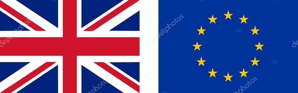 Flag of the UK and EU