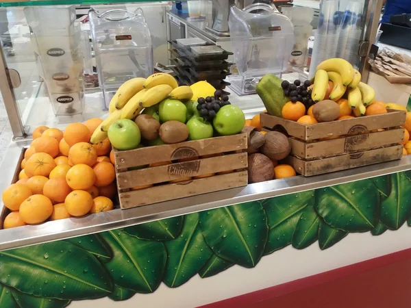 Ciquita organic juice and smoothie bar — Stock Photo, Image