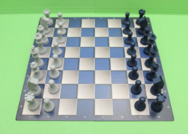 Satranç ile plastik Dama Tahtası