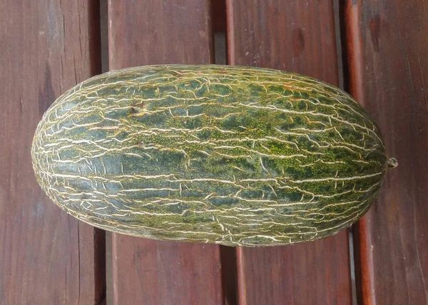 Άγιος Βασίλης Πεπόνι Aka Piel Sapo Cucumis Melo Inodorus — Φωτογραφία Αρχείου