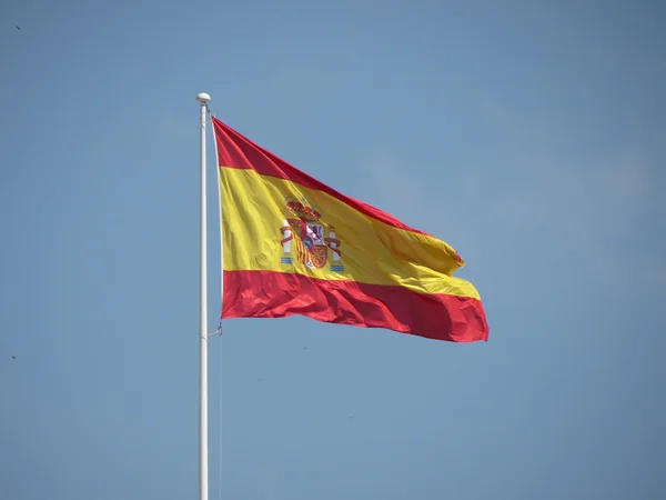 스페인 국기 부동 — 스톡 사진