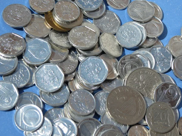 Czk Mynt Från Tjeckien — Stockfoto