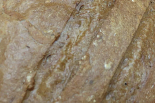 Круглая Буханка Коричневого Хлеба — стоковое фото