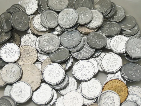 Монеты Чехии — стоковое фото