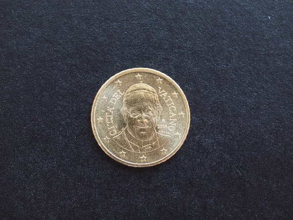 Pope Francis I coin — Stock Photo, Image