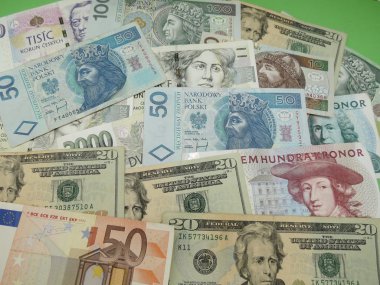 Karışık para birimi notlar