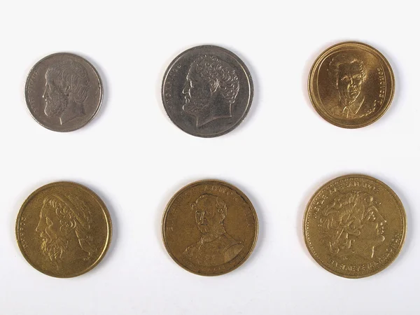 Řeckých drachmách rozsah — Stock fotografie
