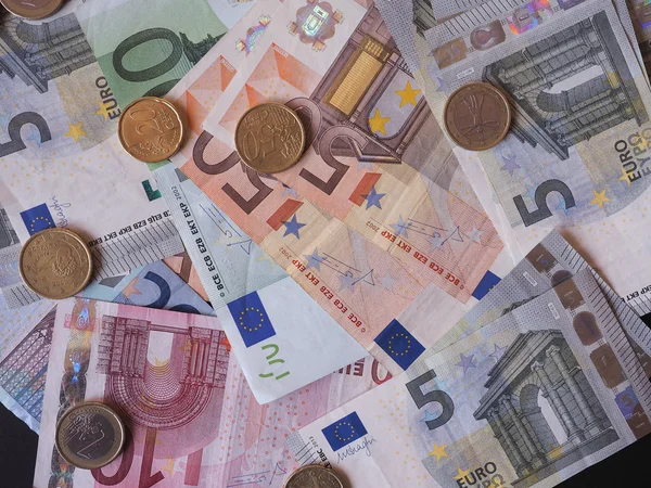 Fondo de la moneda euro — Foto de Stock