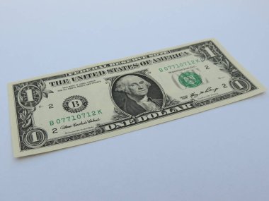 Bize doları banknot - ilk bize Başkan 1789-97, George Washington ön yüzünde featuring bir dolarlık banknot