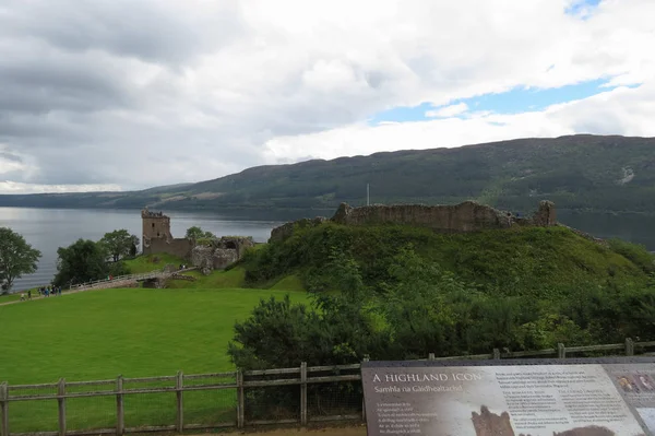 Urquhart Castle Skotsko Cca Srpna 2015 Středověký Hrad Urquhart — Stock fotografie