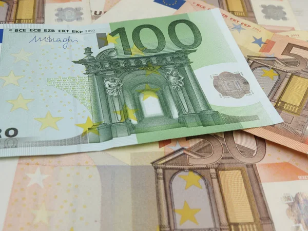 Euro Eur Banknotlar Avrupa Birliği Nin Resmi Ihale — Stok fotoğraf