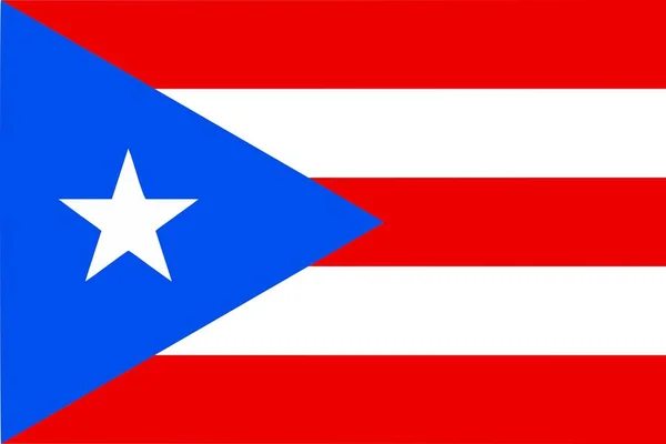 Bandeira de Porto Rico — Fotografia de Stock