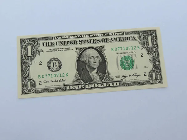 Billete Dólares Estadounidenses Billete Dólar Con Primer Presidente Estadounidense 1789 —  Fotos de Stock