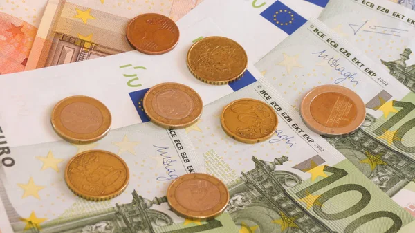 Euro Eur Bankjegyek Érmék Jogi Pályázat Európai Unió — Stock Fotó