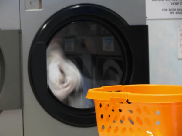 Clothes Going Washing Machine — Stock Photo, Image