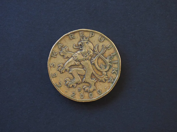 Κέρμα των 20 κορωνών, Τσεχική Δημοκρατία — Φωτογραφία Αρχείου