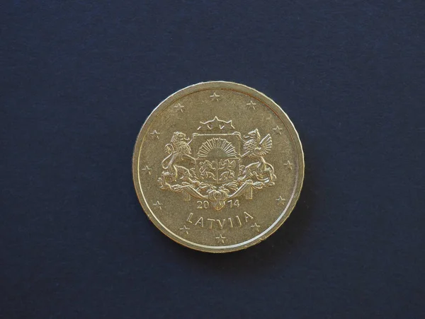 欧盟 50 欧元硬币 — 图库照片